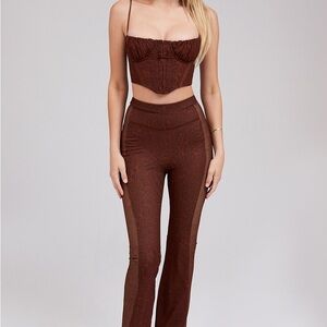 House of CB/ Mistress Rocks 'DREAMING'
Brown Print Ruched Bust Corset